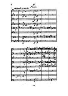 Streichoktett in A-Dur, Op.3: Teil IV by Johan Svendsen