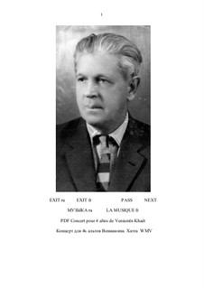 Für 4 Bratschen (Partitur und Partei): Für 4 Bratschen (Partitur und Partei) by Benjamin (Veniamïn) Khaèt