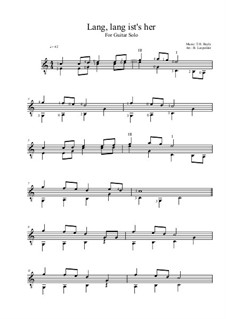 Long, Long Ago: Für Gitarre by Thomas Haynes Bayly