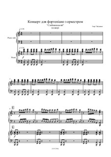 Concerto for piano & orchestra: Version für zwei Klaviere, vierhändig by Igor Gaydenko