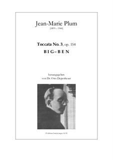 Toccata Big-Ben: Toccata Big-Ben by Jean-Marie Plum