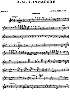 Vollständiger Oper: Violinstimme I by Arthur Sullivan