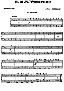 Vollständiger Oper: Posaunestimmen by Arthur Sullivan
