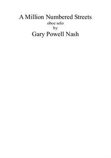 A Million Numbered Streets: A Million Numbered Streets by Gary Nash
