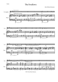 The Swallows: For cor anglais and piano by David W Solomons