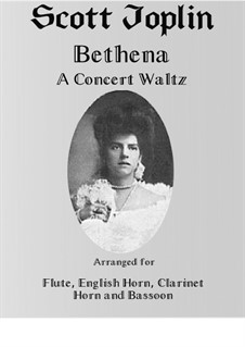 Bethena: For wind quintet (english horn) by Scott Joplin