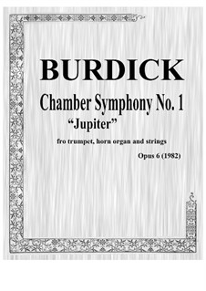 Chamber Symphony No.1 'Jupiter', Op.6: Stimmen by Richard Burdick