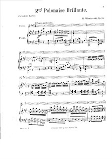 Polonaise Brillante No.2, Op.21: Polonaise Brillante No.2 by Henryk Wieniawski