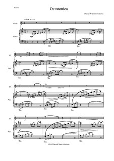 Octatonica: Für Flöte und Piano by David W Solomons