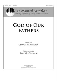 God of Our Fathers: Für Klavier by George William Warren