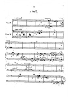 Eine Faust-Symphonie in drei Charakterbildern, S.647: Eine Faust-Symphonie in drei Charakterbildern by Franz Liszt