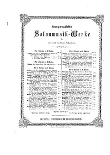 Grosses Sextett in Es-Dur, Op.35: Partitur für zwei Klaviere, vierhändig – Stimmen by Ignaz Moscheles