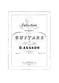 Zehn Kontratänze, Op.11: Vollsammlung by Dionisio Aguado