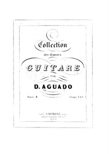 Kontratänze und Walzer, Op.8: Vollsammlung by Dionisio Aguado