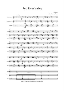 Red River Valley: Für Trio Trompete, Trompete, Posaune, Op.030117 by folklore