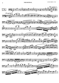Trio für Flöte, Cello und Klavier, Op.45: Cellostimme by Louise Farrenc