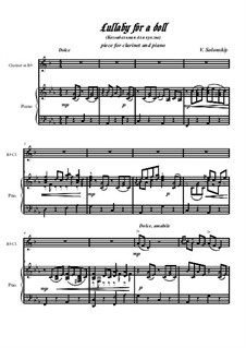 Lullaby for a doll: Für Klarinette und Klavier by Vladimir Solonskiy