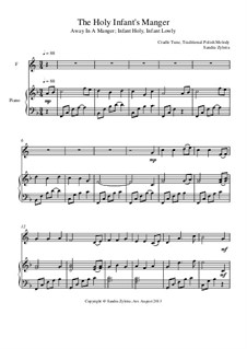 The Holy Infant's Manger: Score for two performers (in F) by folklore