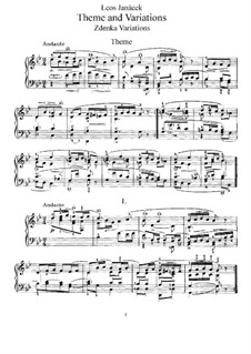Zdeňčiny variace (Theme and Variations): Zdeňčiny variace (Theme and Variations) by Leoš Janáček