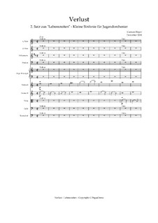 Sinfonie 'Lebenszeiten' - C.PiqueDame: Satz II - Partitur, Op.040321 by Carmen Hoyer