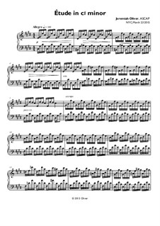Étude in c# minor: Étude in c# minor by Jeremiah Oliver