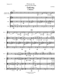 Gathering for clarinet, violin, viola and cello: Gathering for clarinet, violin, viola and cello by Zae Munn