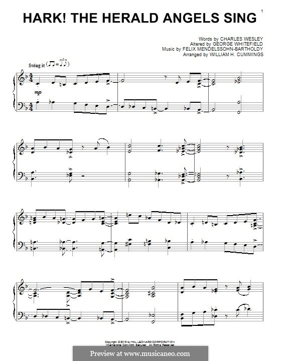 Piano version: Für einen Interpreten by Felix Mendelssohn-Bartholdy