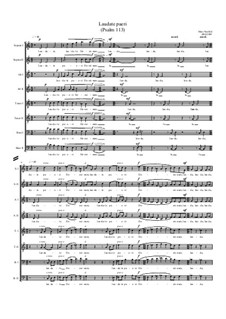 Laudate, pueri (Psalm 113) - für 8-stimmigen Kammerchor (2009): Laudate, pueri (Psalm 113) - für 8-stimmigen Kammerchor (2009) by Marc Neufeld