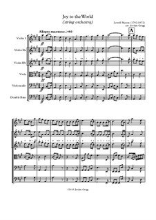 Joy to the World: Für Streichorchester by Lowell Mason