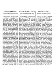 Symphonische Dichtung Nr.8 'Heldenklage' für Orchester, S.102: Vollpartitur by Franz Liszt