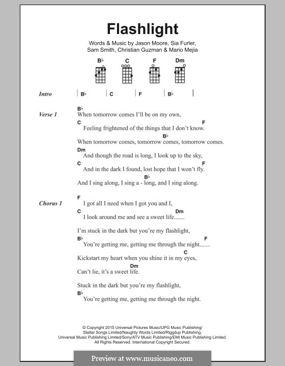 Flashlight (from Pitch Perfect 2) von S. Smith, S. Furler, C. Guzman, J. Moore, M. Mejia auf