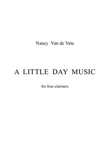 A Little Day Music: Partitur by Nancy Van de Vate