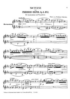 Nr.2 in Es-Dur: Für Harmonium und Klavier – Harmoniumstimme by Frédéric Chopin
