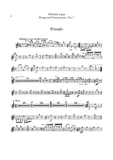Marsch Nr.1: Schlagzeugstimmen by Edward Elgar