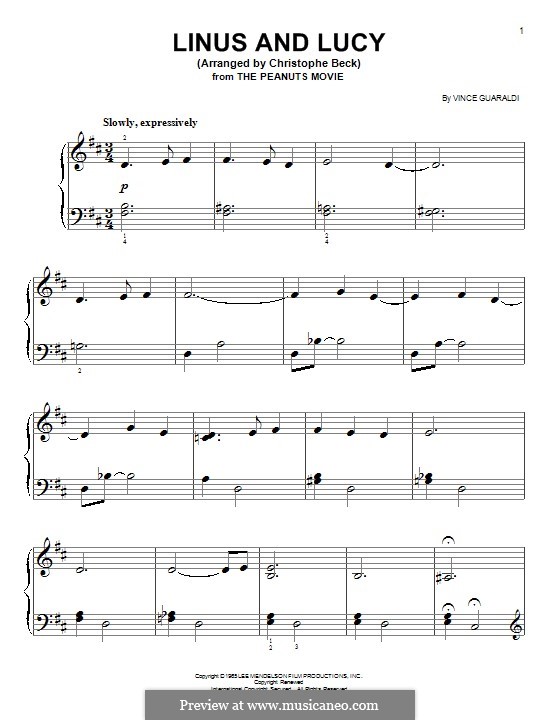 Piano version: Für einen Interpreten by Vince Guaraldi