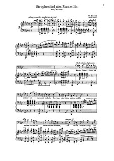 Strophenlied des Escamillo: Strophenlied des Escamillo by Georges Bizet