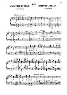 Fragmente (Alternative Versionen): Akt III, für Solisten, Chor und Klavier by Michail Glinka