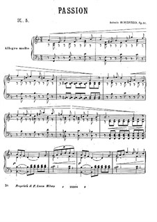Sechs Stücke, Op.51: No.5 Passion by Anton Rubinstein