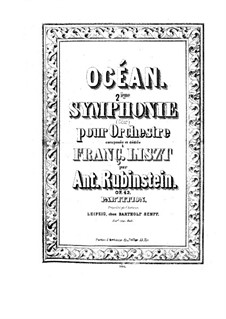 Sinfonie Nr.2 in C-Dur 'Ozean', Op.42: Sinfonie Nr.2 in C-Dur 'Ozean' by Anton Rubinstein