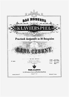 Das moderne Klavierspiel, Op.837: Buch II by Carl Czerny