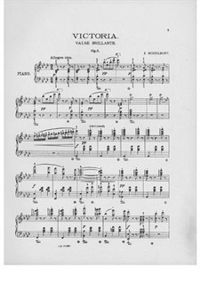 Victoria, Op.6: Für Klavier by Julius Schulhoff