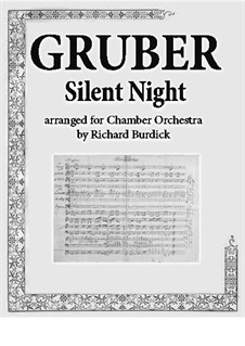 Ensemble version: For chamber orchestra by Franz Xaver Gruber