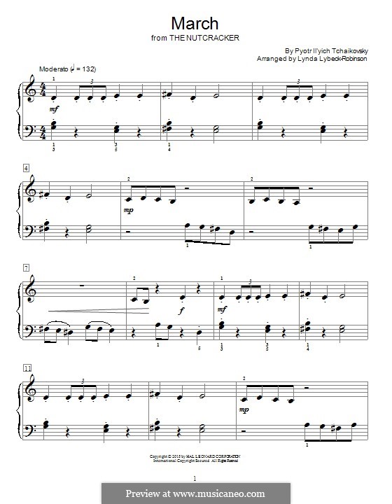 Nr.2 Marsch: Für Klavier by Pjotr Tschaikowski