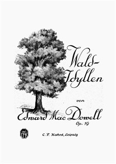 Wald-Idyllen, Op.19: Vollsammlung by Edward MacDowell