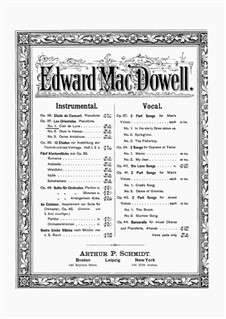 Les Orientales, Op.37: Vollsammlung by Edward MacDowell