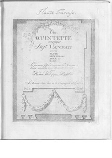 Quintett für Flöte und Streicher Nr.1: Quintett für Flöte und Streicher Nr.1 by Johann Vanhal