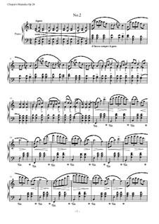 Mazurkas, Op.24: No.2 in C Major by Frédéric Chopin