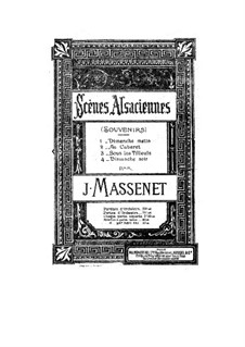 Scènes alsaciennes. Suite No.7: Für Klavier by Jules Massenet
