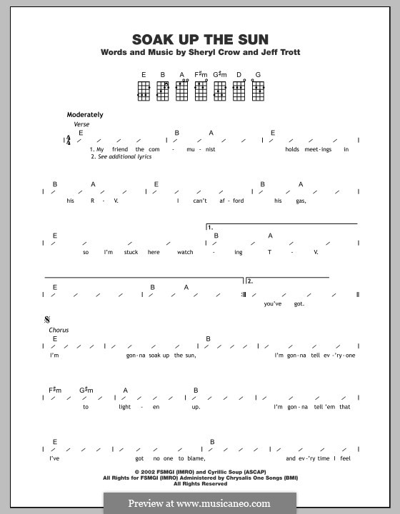 Soak Up the Sun: Für Ukulele by Jeffrey Trott
