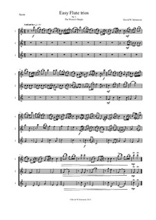 15 easy flute trios: Vollsammlung by folklore